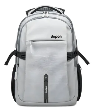 Mochila Dapon Notebook 15,6 USB Cinza