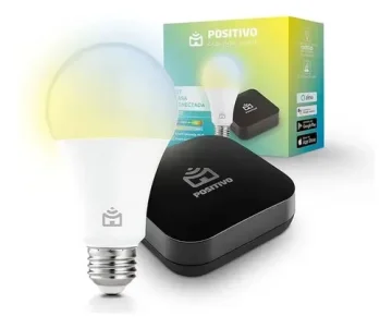 Kit Casa Conectada Lite Positivo Casa Inteligente 127/220v Branco