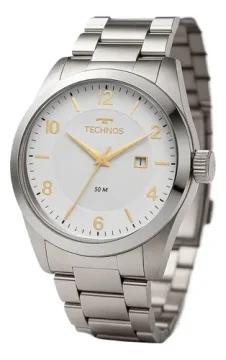 Relógio Technos Steel Prata Quartz