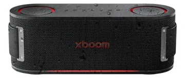 Caixa de Som LG XBOOM Bounce Bateria recarregável IP67 até 30h de reprodução Bluetooth 5.3 luzes multicolor e r