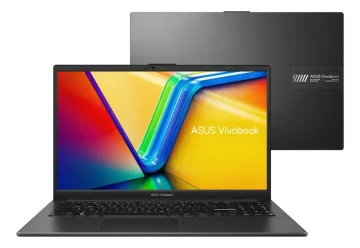 Notebook Asus Vivobook Go 15 E1504 Amd Ryzen 5 7520u 8gb Ram 256gb Ssd Linux Keepos 15,6 Fhd Black E1504fa-nj731 Preto