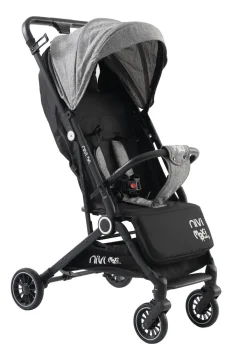 Carrinho De Bebê Passeio Vira Berço Nivi Maxi Baby - Cinza
