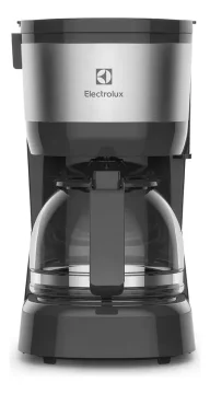 Cafeteira Elétrica Electrolux Jarra Vidro, Acabamento Inox Filtro Permanente Removível Sistema Corta Pingos Capacidade 15 Xicaras 600ml Ecm10 Preto 220v