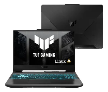 Notebook Gamer Asus Tuf Gaming A15, Amd Ryzen 7, Rtx 3050, 8gb Ram, 512gb Ssd, Linux Keepos, Graphite Black - Fa506ncg-hn216 Preto Grafite
