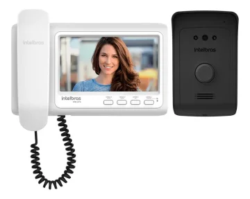 Vídeoporteiro Residencial Módulo Interno E Externo Ivr 1070 Hs Branco E Preto Intelbras Branco/preto 127/220v