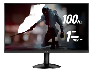 Monitor Gamer 24'' Aoc 24b30hm2 Fuul Hd 100hz Preto
