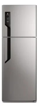 Geladeira Electrolux Frost free com Autosense 480l Efficient duplex Inox Look tf71 Cor Prata 220v