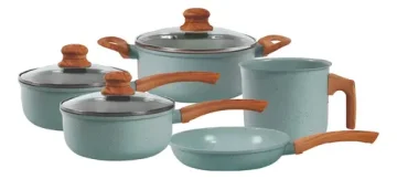 Jogo De Panelas 5 Peças Ceramico Triplo Indução Tuut Ecoglid