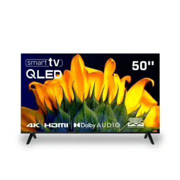 Televisão Smart Tv Hq 50 Qled 4k Uhd Dolby Audio Wi-fi Bluetooth 3 Hdmi 2 Usb Netflix Prime Video Bivolt