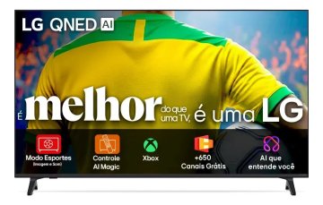 Smart TV 55" LG QNED73 4K WebOS AI Magic