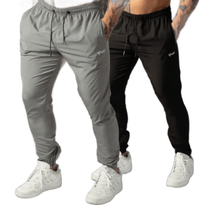 Kit 2 Calças Jogger Tactel Com Elastano Impulse