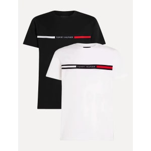 Kit Camisetas Tommy Hilfiger Chest Insert Brancapreta 2un