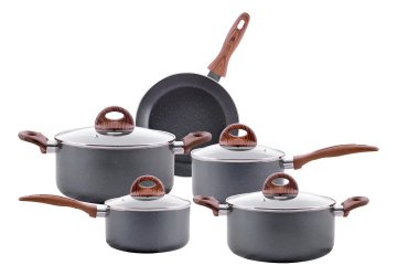 Jogo De Panelas Brinox Antiaderente Ceramic Indução 5 Peças