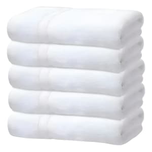 Kit 5 Toalhas Banho Gigante Grossa Hotel Luxo 75x150cm 480g