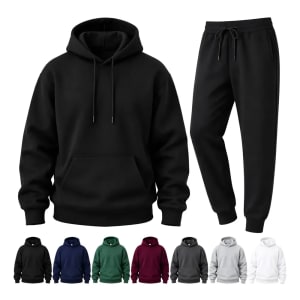 Conjunto Blusa De Moletom e Calça Liso