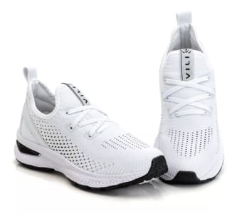 Tênis Branco Feminino Vili Para Caminhada Academia Treino