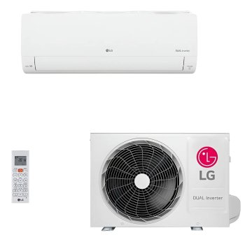 Ar-condicionado Hw LG Dual Inverter Voice +ai 9.000 Fr Branco