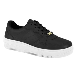 Tenis Casual Vizzano Feminino Leve Ultra Conforto Original Preto E Branco 34.0 Br