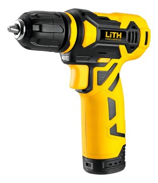 Parafusadeira Furadeira Compacta 12V Bateria Li-ion Lith LT7025X Amarelo