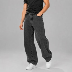Calça Jeans Balão Oversize Baggy Masculina Premium