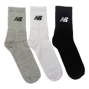 Kit 3 Meias New Balance Cano Longo 39 Ao 42 Casual Básico Preto 3942