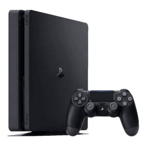 Ps4 Slim Console Playstation 4 + 2 Controles + 3 Jogos