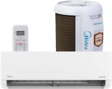 Ar Condicionado Split Hi Wall Midea Airvolution Inverter 9.000 Btus Frio R-32