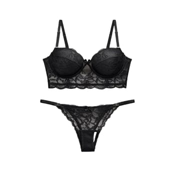Lingerie Cropped Kit C/3 Conjuntos De Lingerie Tanga Fio