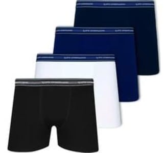 Kit 4 Cuecas Boxer Lupo Algodão