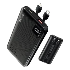 Basike Ba-POW078 Power Bank Carregador Portatil Usb Tipo C 10000mah 22.5w Cor Preto