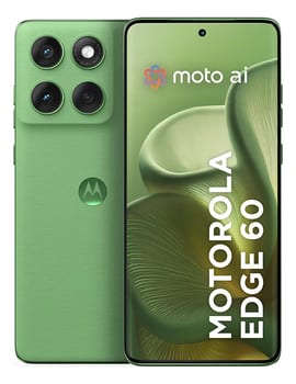 Smartphone Motorola Edge 60 5g - 512gb 12gb Ram+12gb Ram Boost Tela Quad-curve Moto Ai 50mp Sony Camera Ultrarresistencia Militar Ip68 + Ip69 - Verde