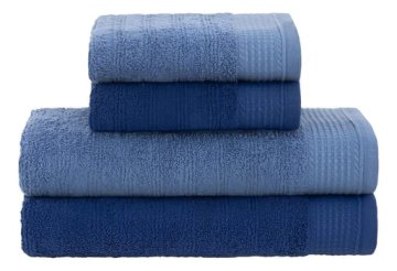 Jogo De Toalhas Buddemeyer Brisa Banho 4 Cor Azul/azul