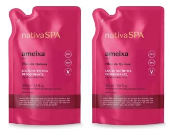 Refil Nativa Spa Loção Desodorante Hidratante Corporal Ameix
