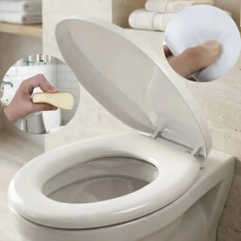 Assento Sanitário Almofadado Com Tampa De Vaso Banheiro Universal Oval Pítia