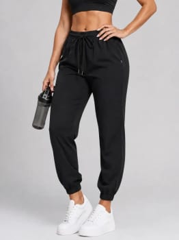 Calça Jogger Tactel Soltinha Moda Fitness Joggings Esportiva