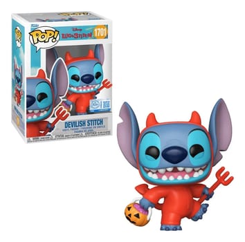 Boneco Funko Pop! Exclusivo Disney Stitch Travesso Com Chase