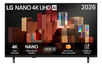 Smart TV LG 65'' 4K Ultra HD NANO AI Magic Webos 26 65UN85C HDR10 Bluetooth Wi-Fi Google Cast