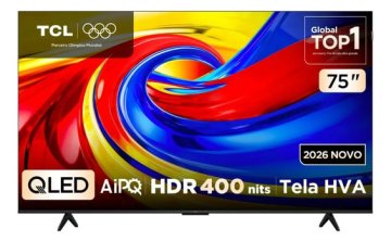 Smart TV TCL 75 Polegadas QLED 4K P7L WiFi Bluetooth Google TV HDR10+ 120 Hz VRR AIPQ 75P7L