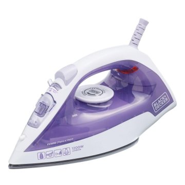 Ferro a Vapor Black+Decker FX1050 1200W Base Antiaderente Spray Frontal Cabo Giratório - 110V
