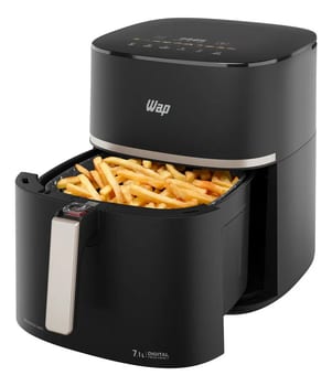 Fritadeira Elétrica Sem Óleo WAP Air Fryer Mega Digital 7,1L 1700W 220V