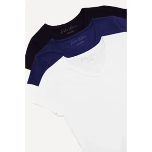 Kit com 3 Camisetas Polo Wear Femininas