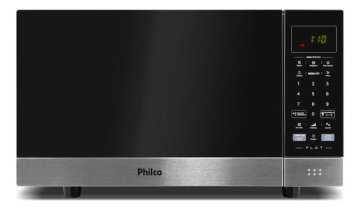 Micro-Ondas PMO30F Flat 28L Preto Espelhado Philco 220V