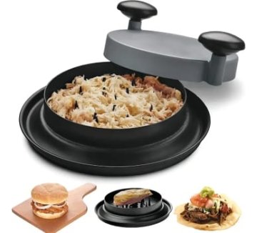 Desfiador Triturador Manual De Alimentos Carne Frango Agora! Cor Preto