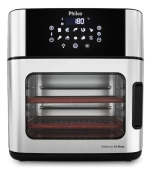 Fritadeira Air Fryer Philco PAF16A 4 Em 1 Painel Digital 16l