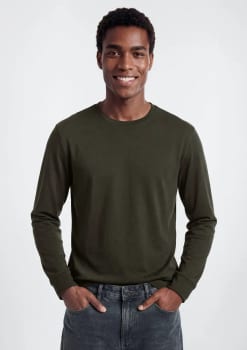 Camiseta Masculina Manga Longa Super Cotton Pima Hering