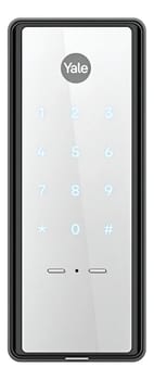 Fechadura Digital Yale Reflecta Sobrepor Espelhada Senha IP55 Externa Resistente Chuva Sol