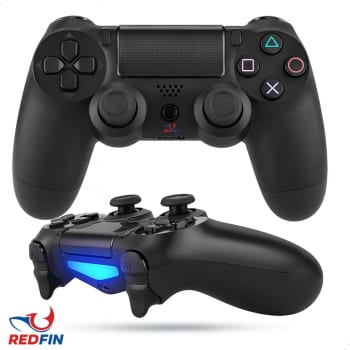 Controle Sem Fio Joystick Bluetooth Para Ps4 Videogame Tv Samsung Pc P4 Ps 4 Dual Shock Manete Pc Gamer Tv Smart Controle Bluetooth Celular Headset