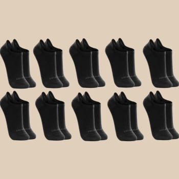 Kit 10 Pares De Meias Lupo Soquete Invisível Sport