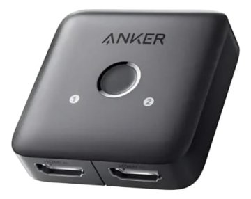 Switch HDMI E Splitter Anker 2 Entradas 1 Saída 4K@60hz HDR Dolby Atmos Comutador Para PS5 Xbox PC Notebook TV Projetor Monitor Ultra HD Botão Seleção