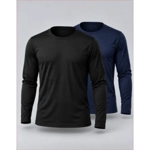 Kit com 2 Camisas Segunda Pele Manga Longa UV50+